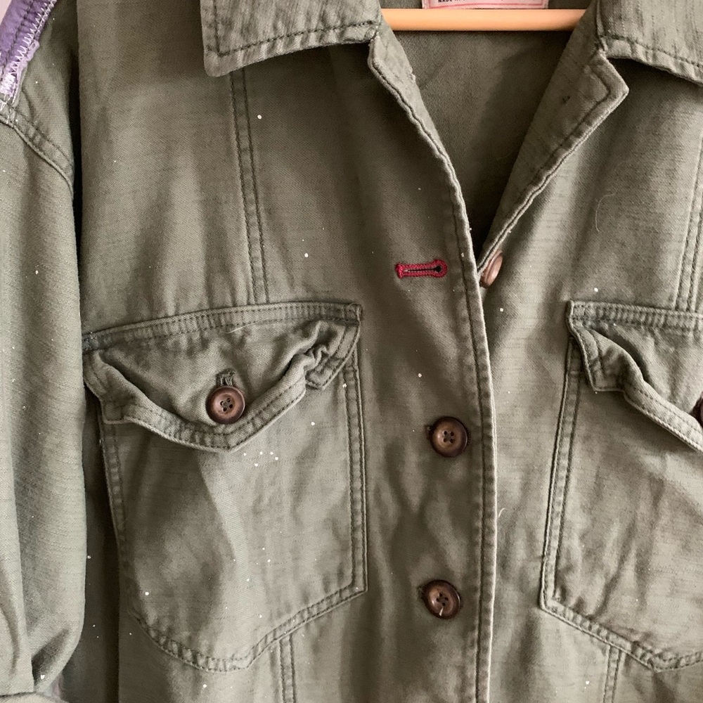 Free people military American jacket